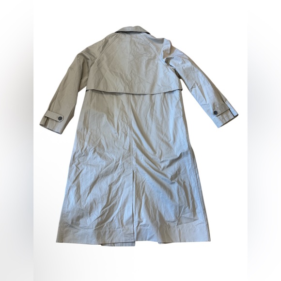Everlane The Long Maxi Mac Trench Coat Stone M - Picture 13 of 13